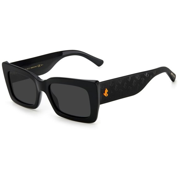 Jimmy Choo Grey Rectangular Ladies Sunglasses